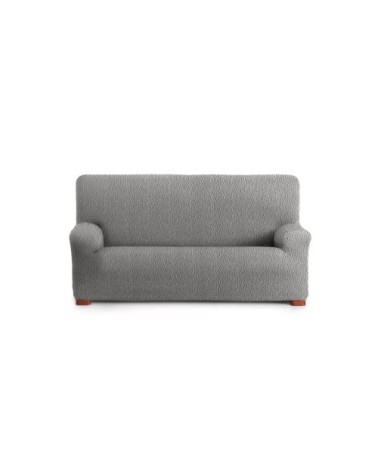 Housse de canapé 3 places extensible gris clair 180 - 260 cm