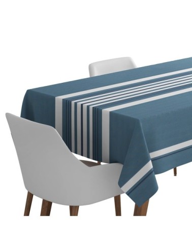 Nappe coton Bleu 180x180 cm