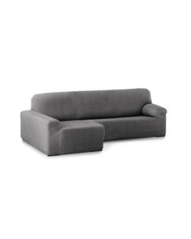 Housse de canapé en L gauche  gris foncé 250 - 360 cm