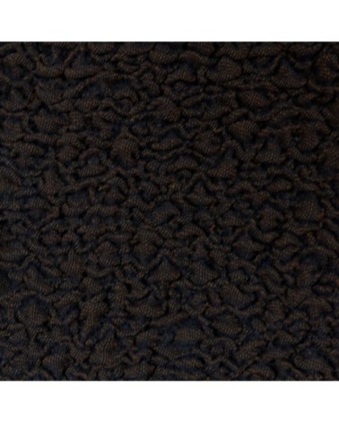 Housse de canapé 4 places extensible marron 210 - 290 cm