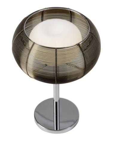 Lampe métal beige