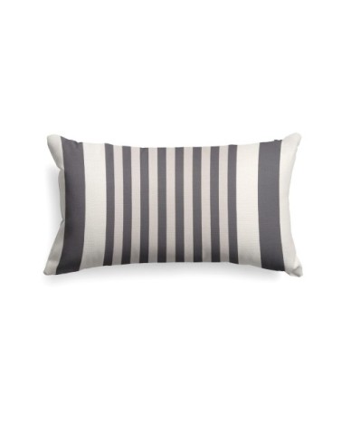 Housse de coussin coton Noir 25x45 cm