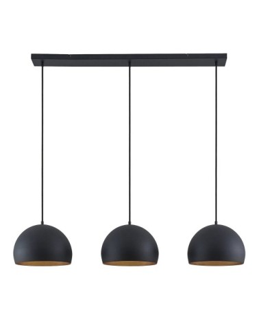 Suspension en métal noir