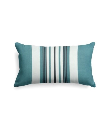 Housse de coussin coton Bleu 25x45 cm