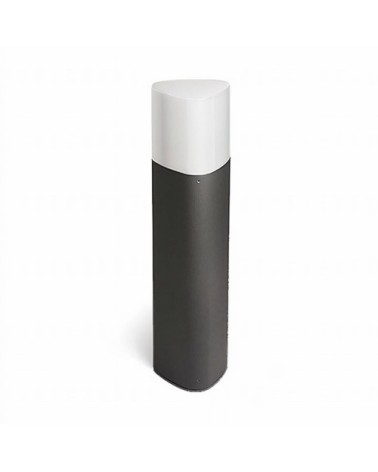 Projecteur aluminium gris 12x12x5 cm