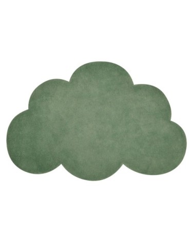 Tapis nuage en Coton Vert chèvrefeuille