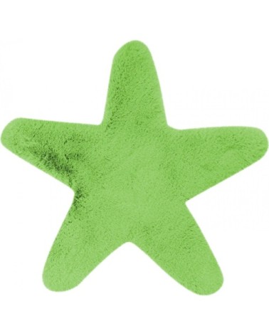 Tapis enfant vert rectangle micropolyester 60x63