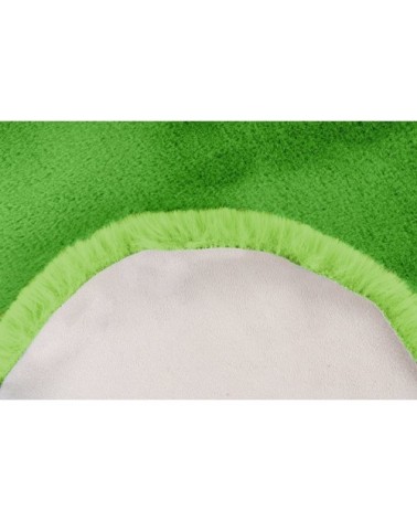 Tapis enfant vert rectangle micropolyester 60x63