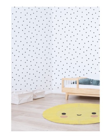 Tapis bébé soleil en Coton Jaune