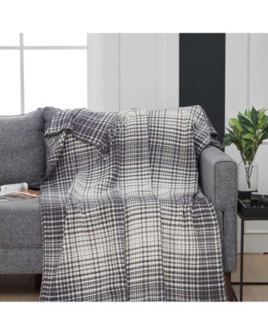 Plaid  anthracite 130x170 cm