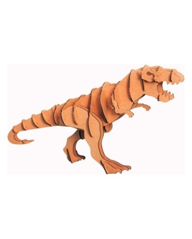 Maquette de tyrannosaure en carton 10 x 7 x 2 cm
