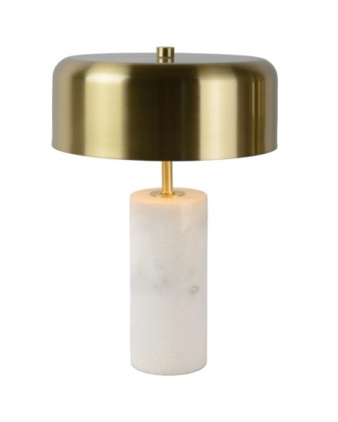 Lampe de table en marble blanc