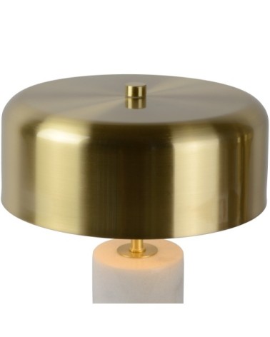 Lampe de table en marble blanc
