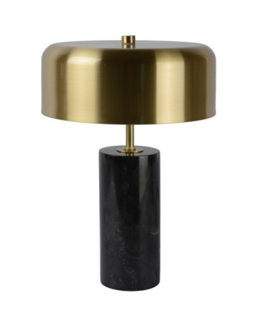 Lampe de table en marble noir