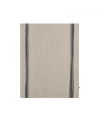 Torchon en lin lavé beige 50x75
