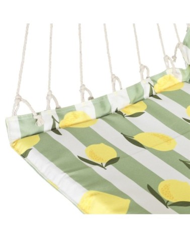 Chaise suspendue citrons pour balancelle