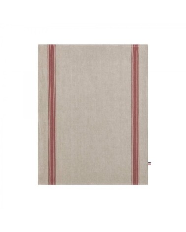 Torchon en lin lavé beige 50x75