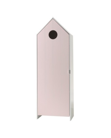Armoire 1 porte rose