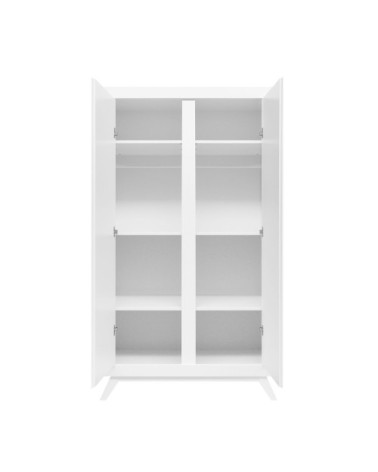 Armoire 2 portes blanc