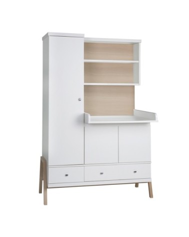 Armoire plan blanc bois