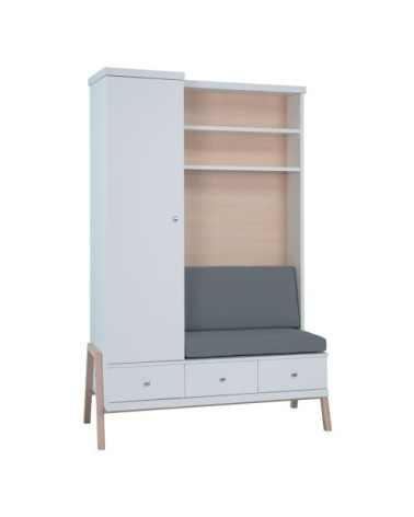 Armoire plan blanc bois