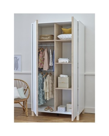 Armoire 2 portes blanc