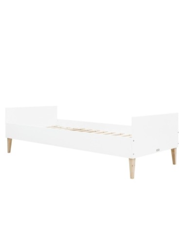 Lit 90x200 blanc naturel naturel