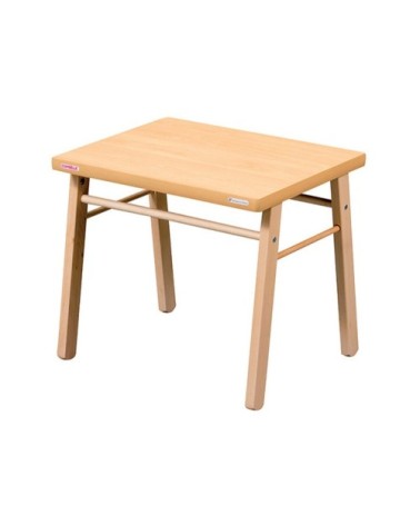 Bureau enfant en bois vernis naturel 50x43x40cm