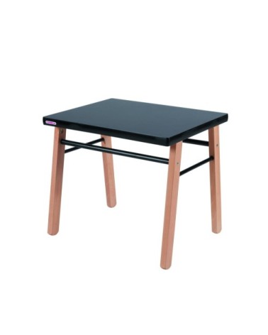 Bureau enfant en bois bicolore noir 50x43x40cm