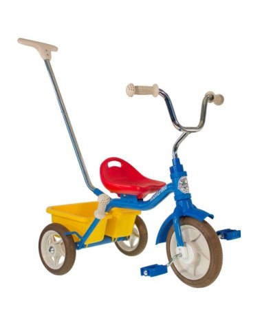 Tricycle multicolore canne et benne