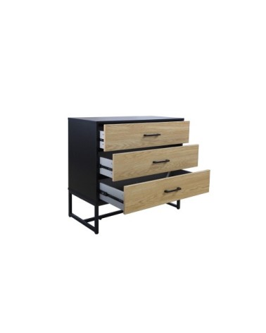 Commode industrielle et ses 3 tiroirs