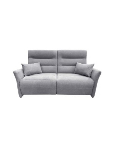 Canapé convertible 3 places  en tissu gris clair