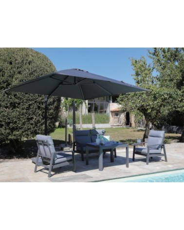 Table basse de jardin en aluminium eos