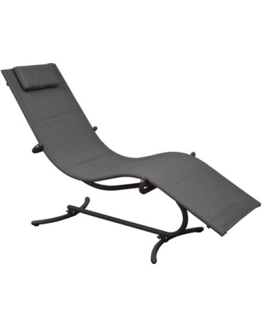 Lit de jardin suspendu en toile