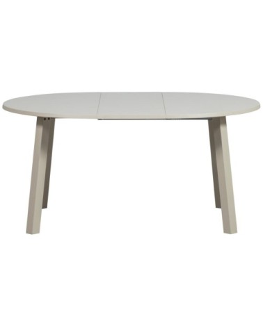 Table ronde extensible en chêne gris d120