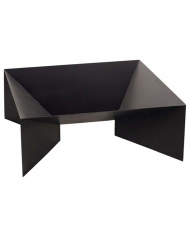 Brasero en acier peint  pieds géométriques 70 cm