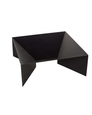 Braséro en acier peint  pieds géométriques 60 cm