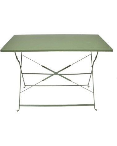 Table de jardin pliante palerme  110 x 70 cm vert kaki