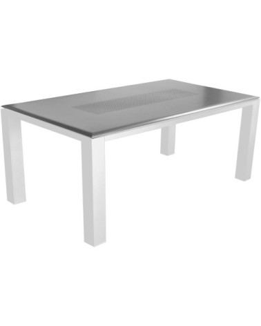 Table de jardin florence 180 cm gris