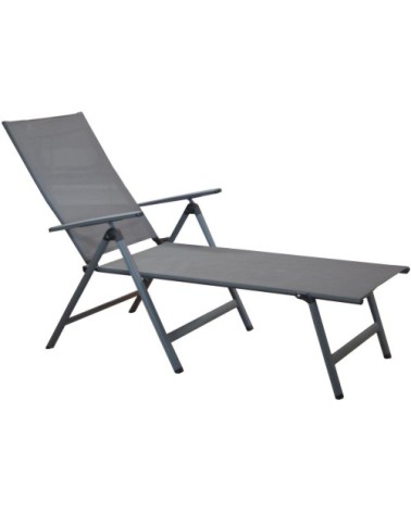 Transat pliant en aluminium ciro