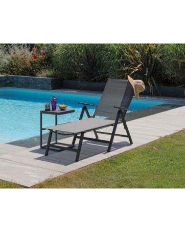 Transat pliant en aluminium ciro