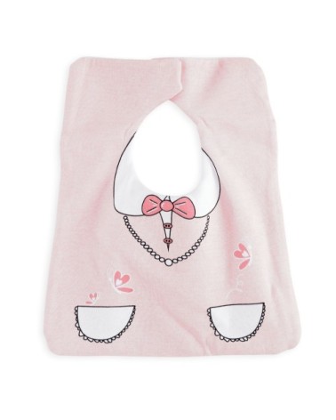 Bavoir bébé  Rose Coton