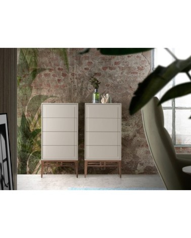 Chiffonnier en Brouillard et Noyer