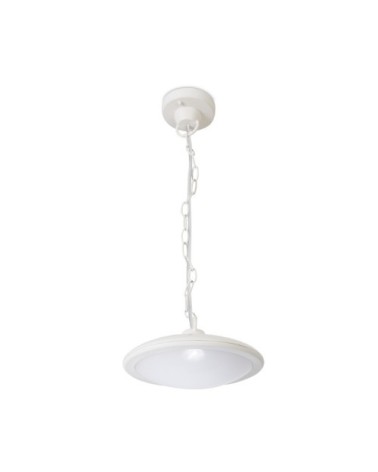 Suspension d'extérieur LED en métal blanc