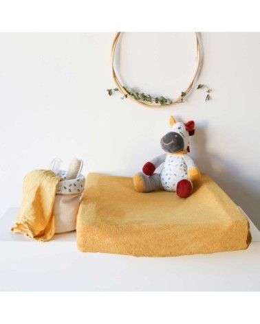 Housse de tapis à  langer bébé  Moutarde Éponge