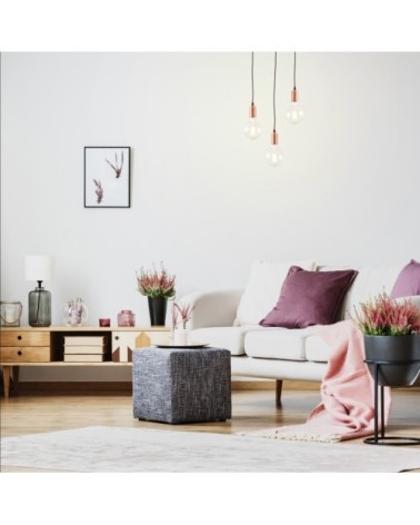 Suspension en métal cuivre