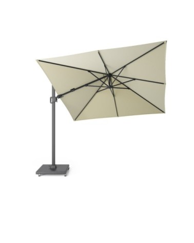 Parasol déporté 3x3m ecru