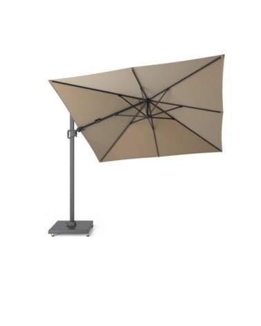 Parasol déporté 3x3m taupe