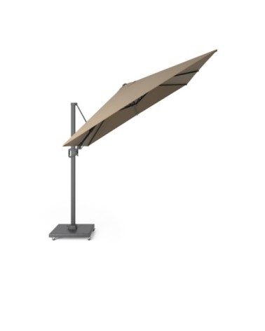 Parasol déporté 3x3m taupe