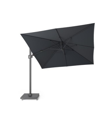 Parasol déporté 3x3m gris